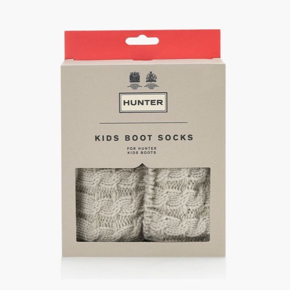 Hunter 6 Stitch Cable Warm Cozy Boot Socks Size S NWT